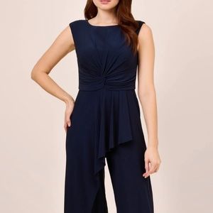Stretch Jersey Twist-Front Jumpsuit